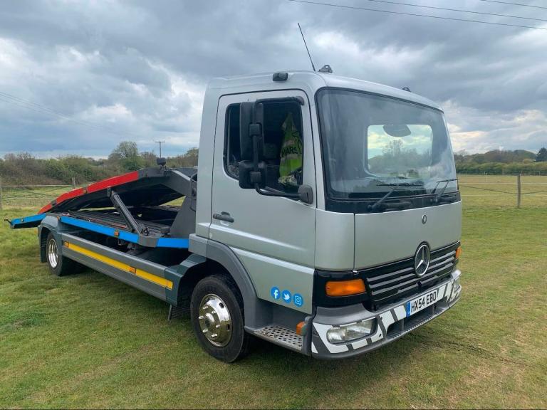 2004 Mercedes Atego manual 2 car lorry recovery truck vehicle transporter 