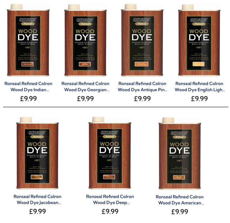 Ronseal Wood Dye in stock - Fixed Price