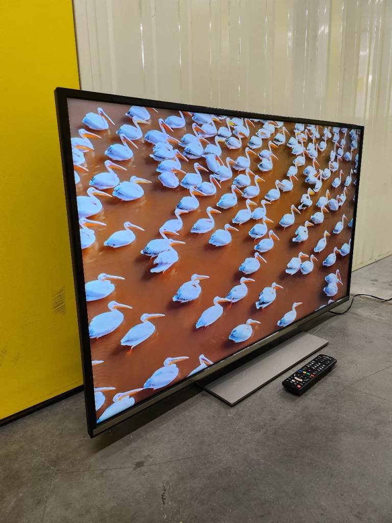 image for Exceptional 50" Panasonic 4k Smart Ultra UHD LED WiFi TV with Stand and Remote £160