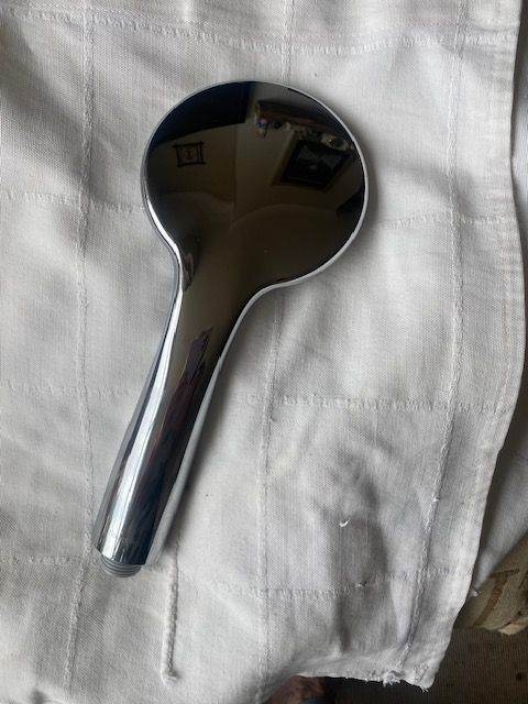 Brand New Silver Chrome Handheld Shower Head