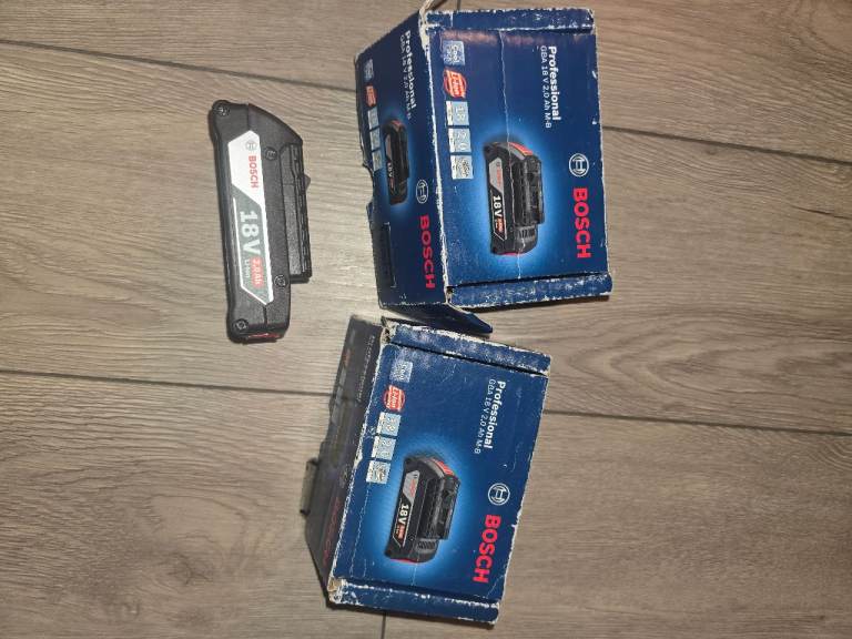 2times Bosch 18V Professional Battery – As Good As New