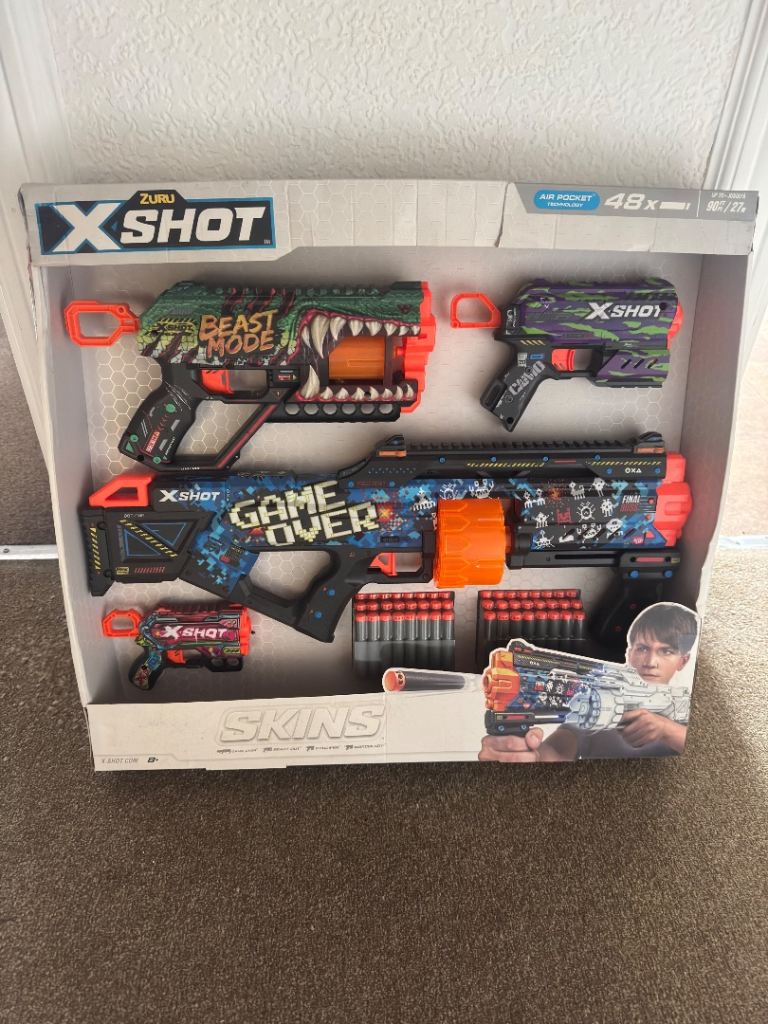 Zuru X shot skins New