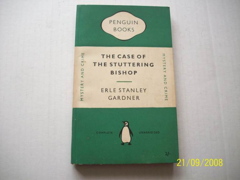 The Case of The Stuttering Bishop by Erle Stanley Gardner-1953 Penguin Book Free P/P 