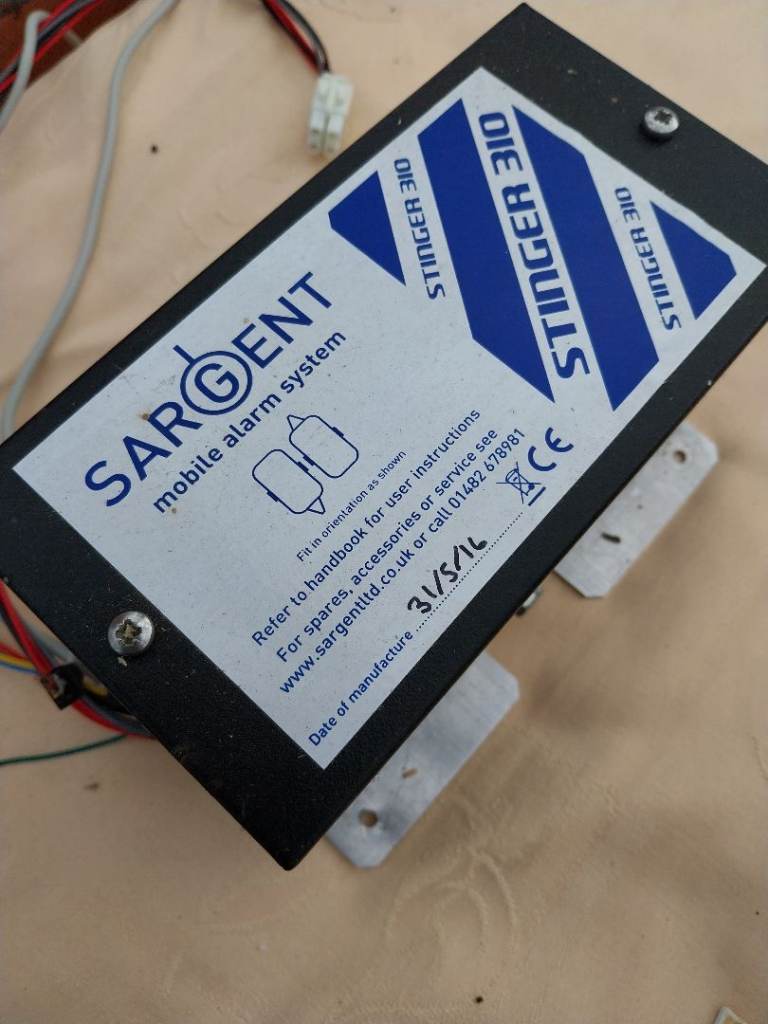 Sargent caravan alarm box 