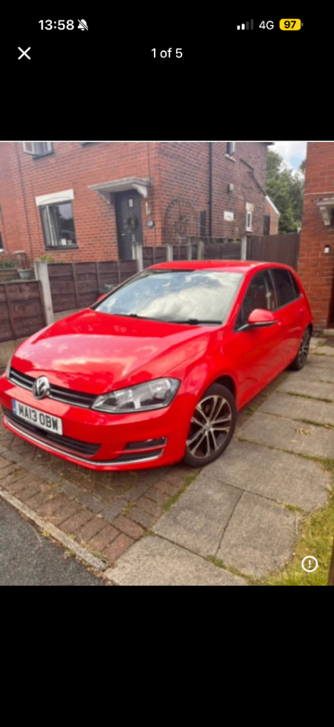 Volkswagen, GOLF, Hatchback, 2013, Manual, 1395 (cc), 5 doors