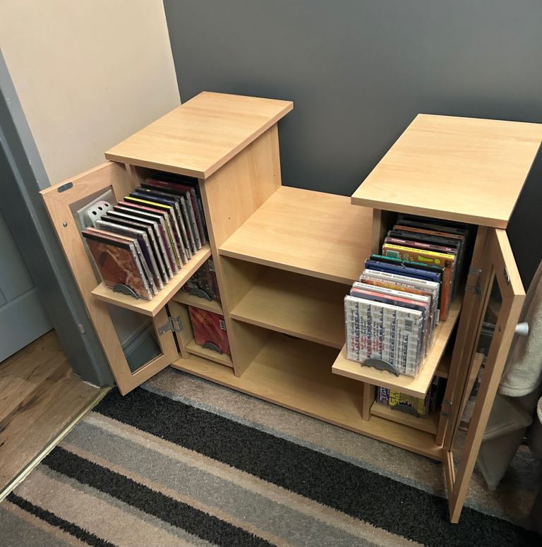 Hifi unit with Cd storage beach effect. | in Exeter, Devon | Gumtree