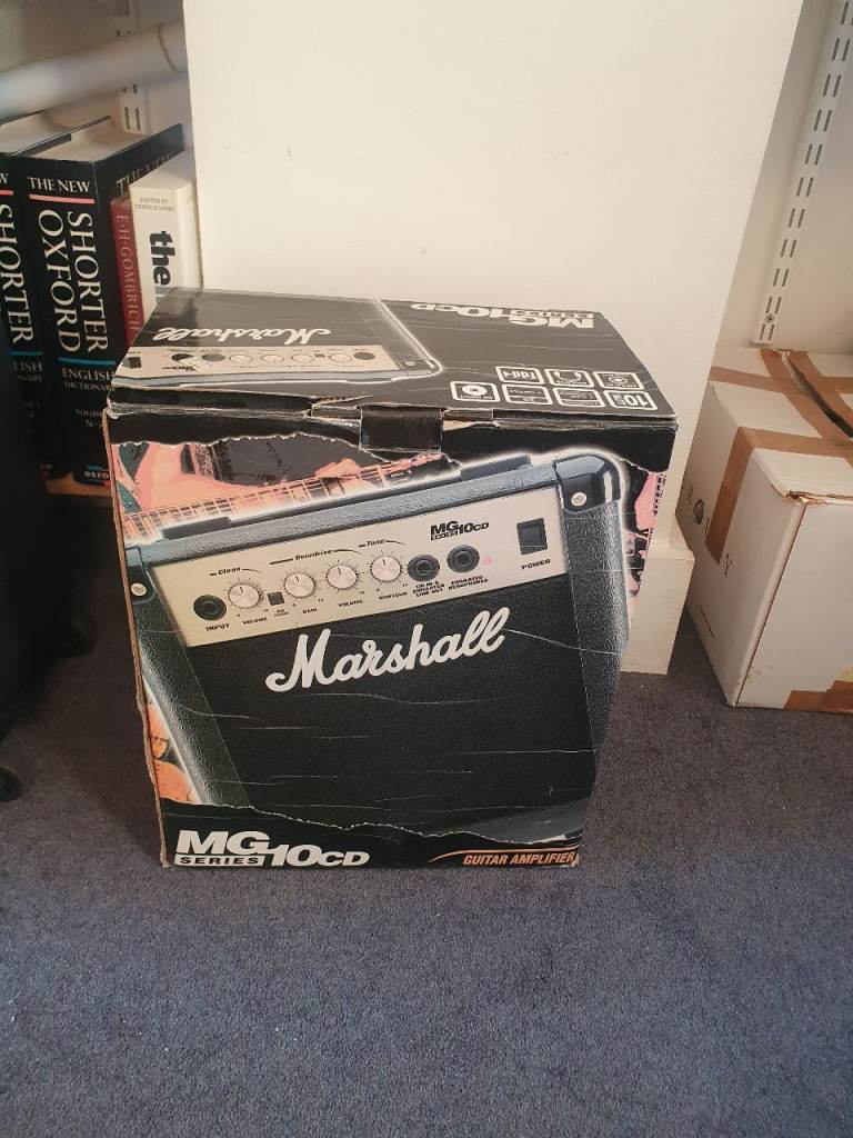 Aria Electric Guitar and Marshall amplifier