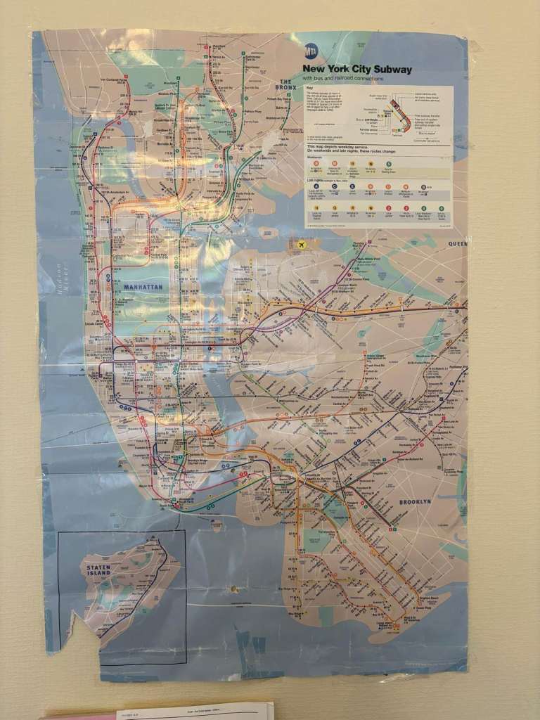 NYC Subway Map Poster