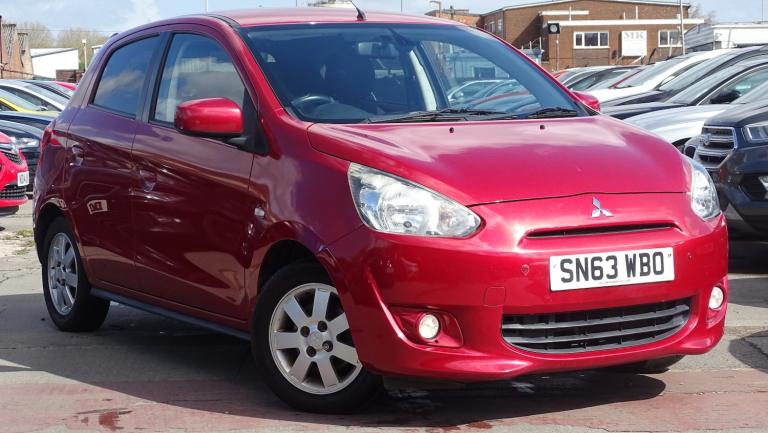 MITSUBISHI MIRAGE 1.2 3 Red Auto Petrol 2013