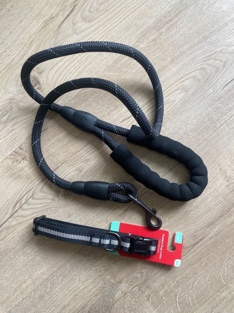 Med dog collar and lead 