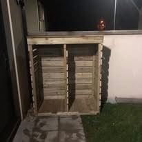 Wooden Log Store made to order 
