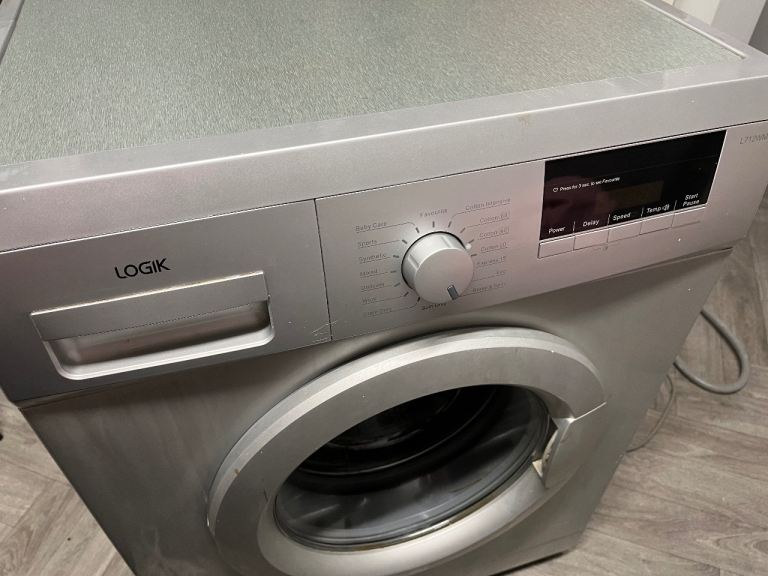 Silver Washing machine