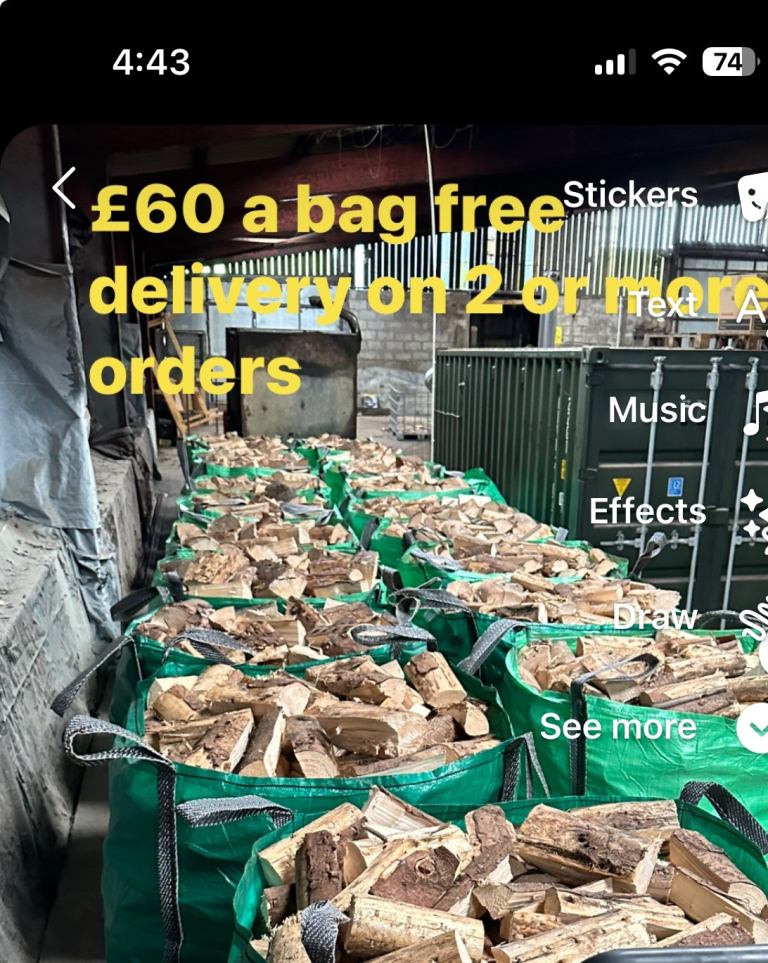 Logs for sale kiln dried 