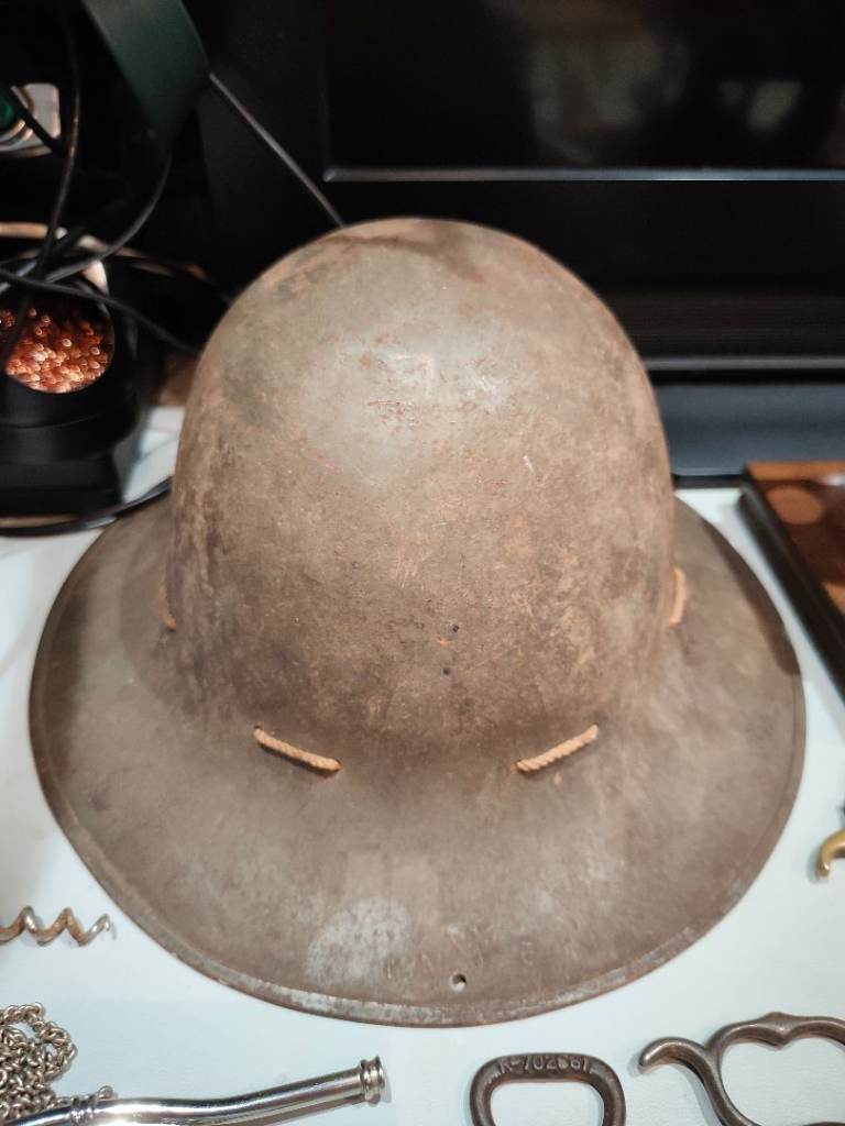 Vintage British Civil Defence Zuckermann Helmet – Fair Condition