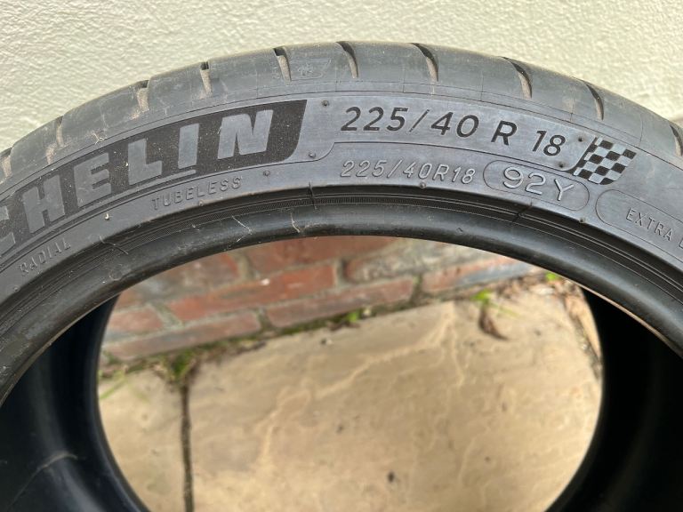 Road legal Michelin tyre