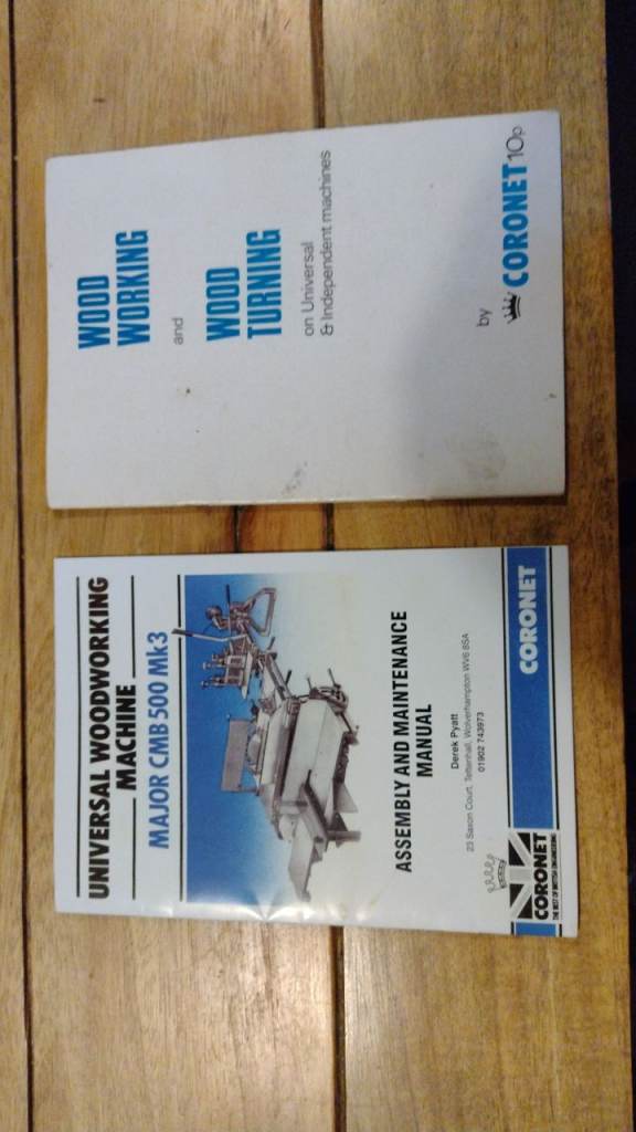 Wood turning lathe. Coronet Major.