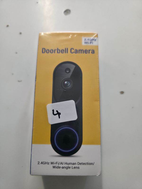 Smart 1080p Wireless Doorbell Camera – New, Unused