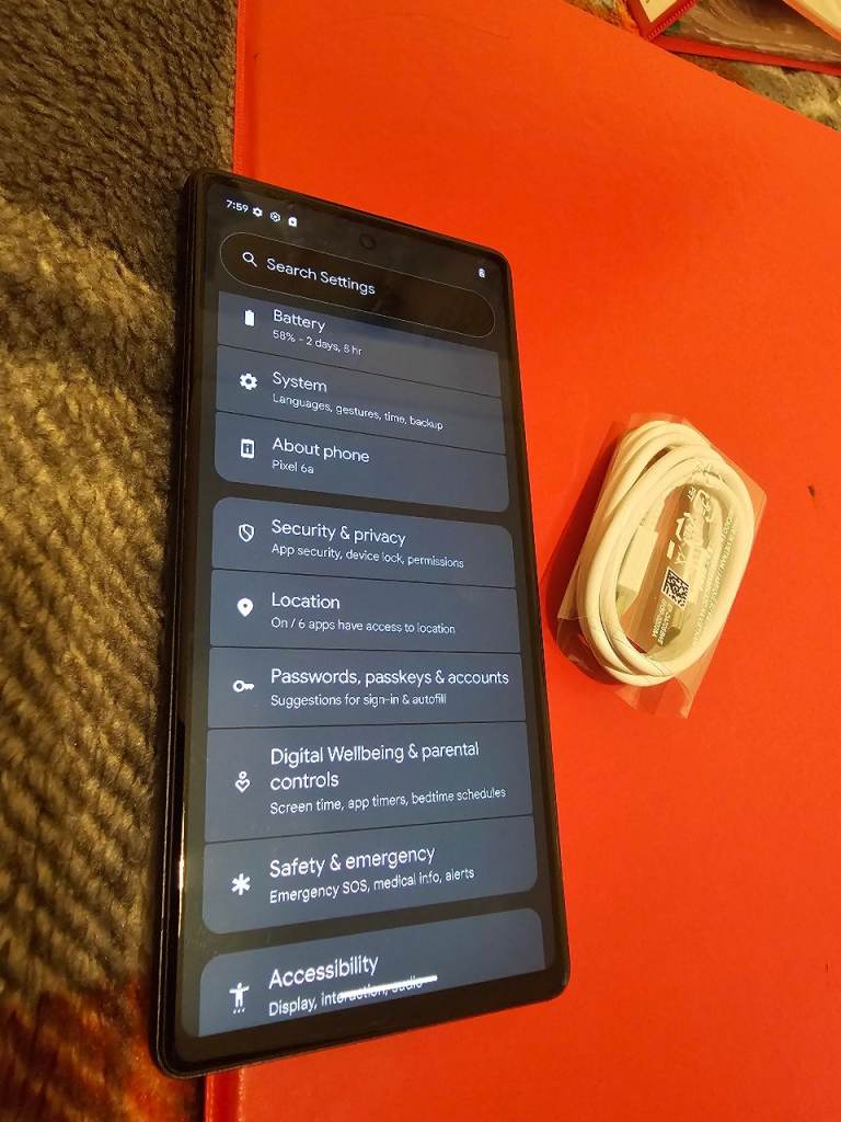 Google pixel 6a 5g 128gb unlocked £100