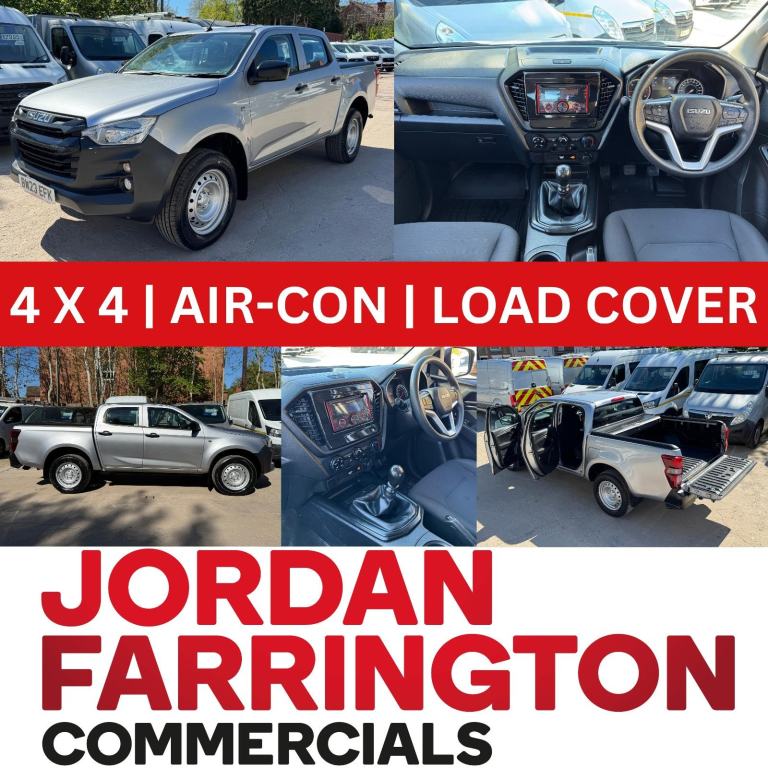 2023 ISUZU D-MAX DOUBLE CAB 1.9 TD UTILITY DIFF LOCK 4WD EURO 6 ONLY**29K MILES