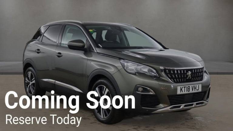 2018 Peugeot 3008 1.5 BlueHDi Allure 5dr EAT8 HATCHBACK DIESEL Automatic