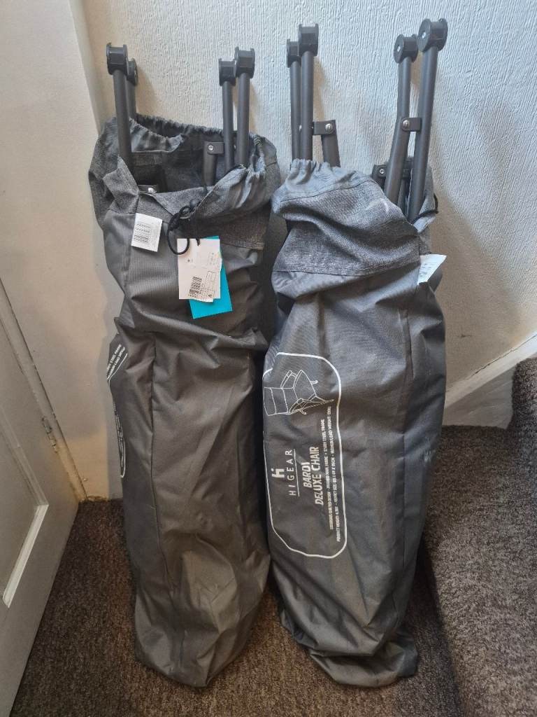 Hi Gear Bardi Deluxe Camping Chairs – As Good As New