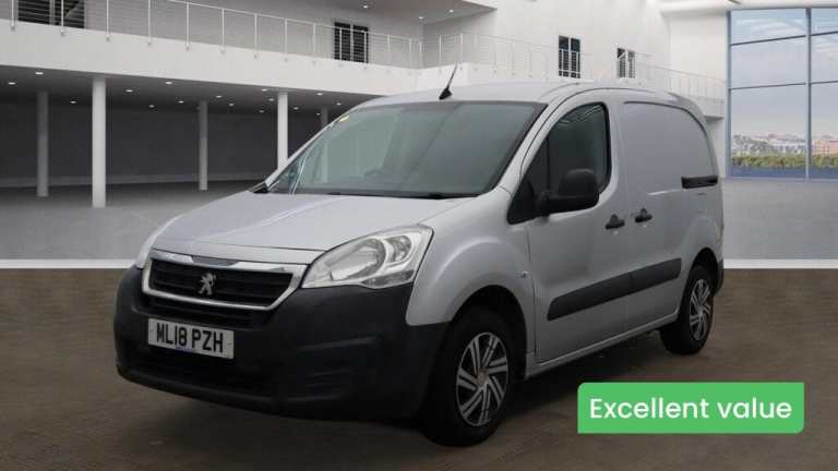 2018 Peugeot Partner 850 1.6 BlueHDi 100 Professional Van [non SS] PANEL VAN DIESEL Manual