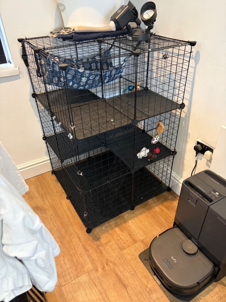 Cat cage 3 tier 