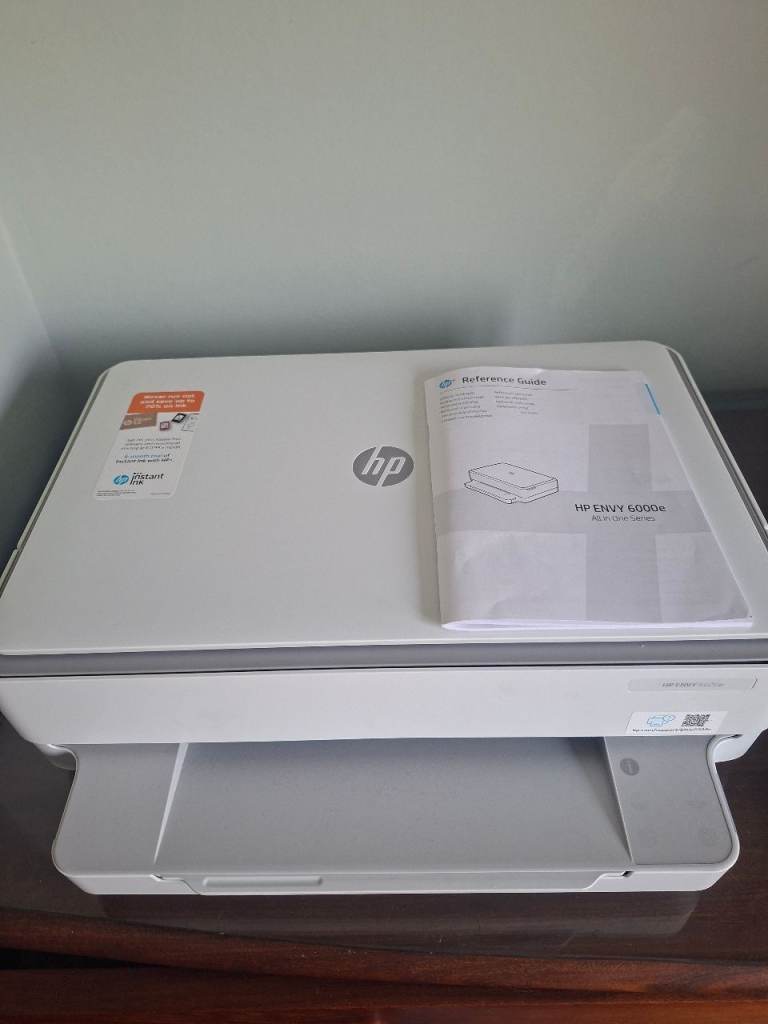 HP ENVY 6020e All-in-One Wireless Printer - Error due to missing cartridges Manual Included