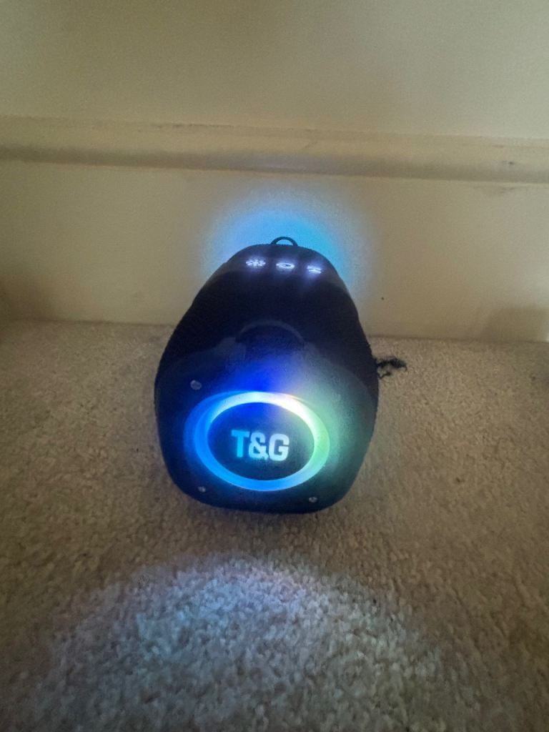 Speaker with charger included 