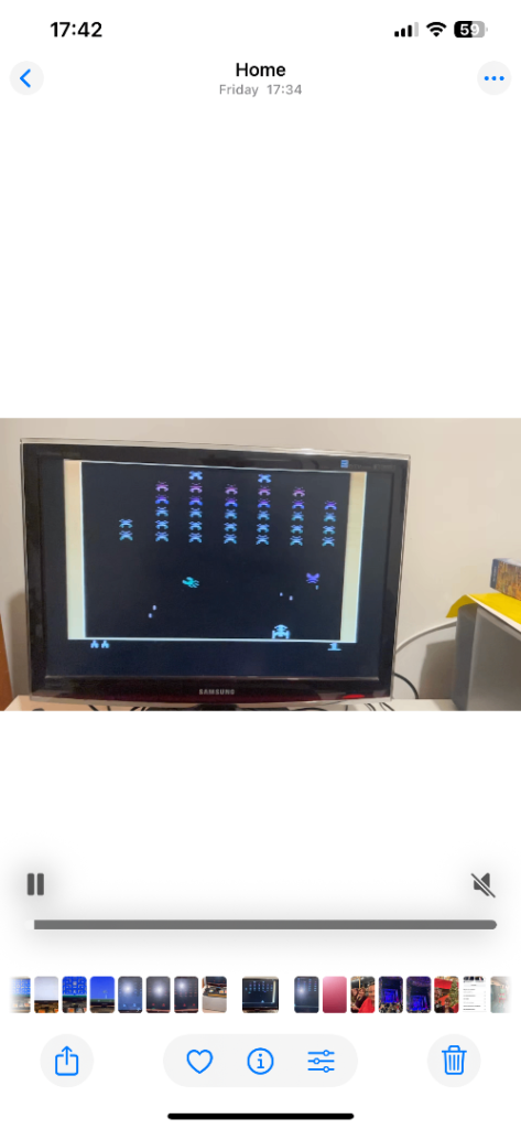 Atari 2600 with games and paddles