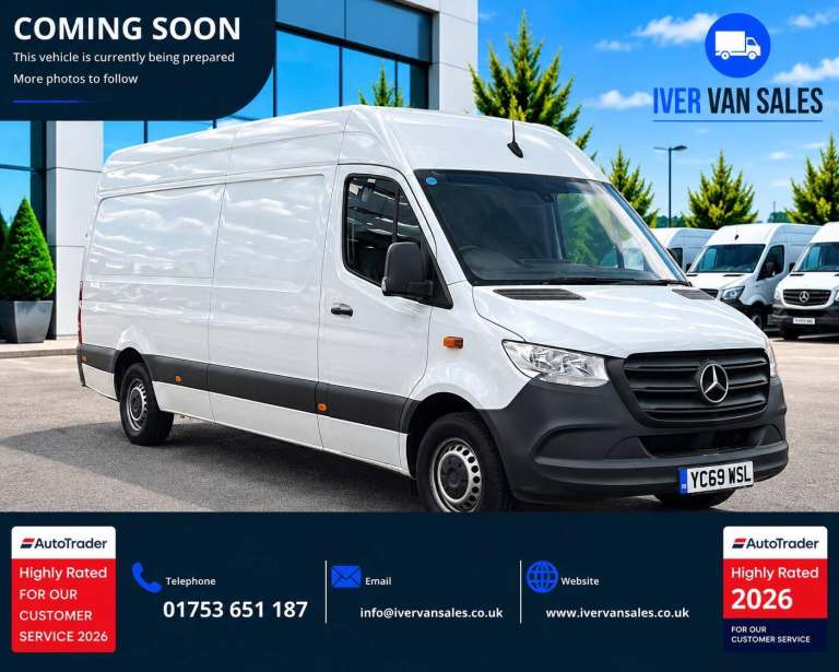2019 Mercedes-Benz Sprinter 2.1 311 CDI RWD L3 H2 Euro 6 5dr PANEL VAN Diesel Manual