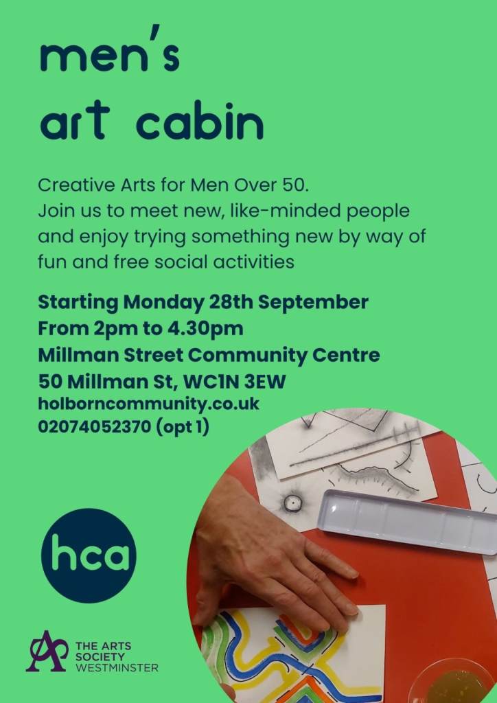Men's Art Cabin: Creative Arts