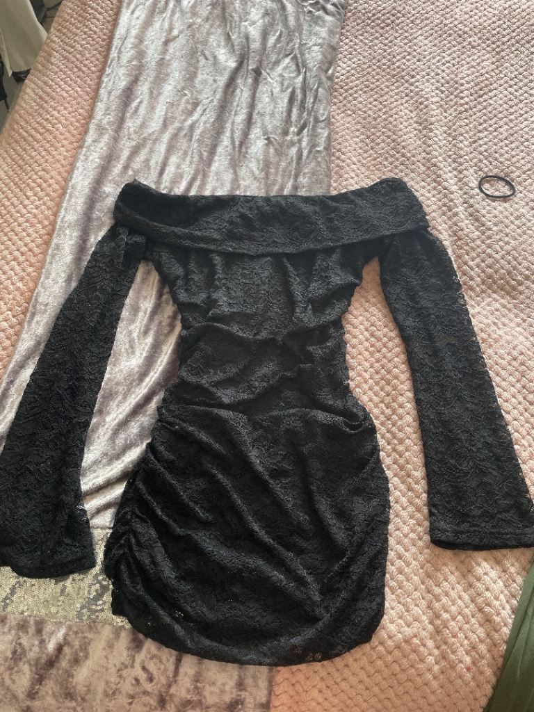 Black mini dress 