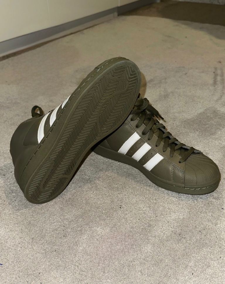 Adidas Pro Model Olive Green - Size UK 6