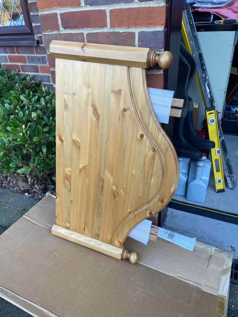 Still boxed, BRAND NEW Ducal Pine Head board for a single bed