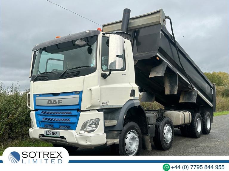 DAF TRUCKS CF440 8 X 4 Steel Body Tipper - British MOT & Low Mileage