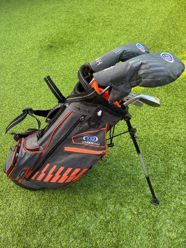 Us Kids golf orange set