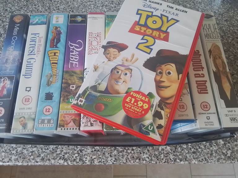Vhs Collection of 11 - Classic Films Toy Story 2, Jungle Book, Babe + more