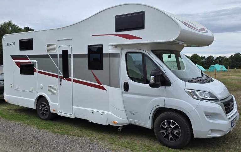 Rimor Seal 50 2024 6 fixed berth motorhome 3500kg Fiat base Interested in caravan part exchange.