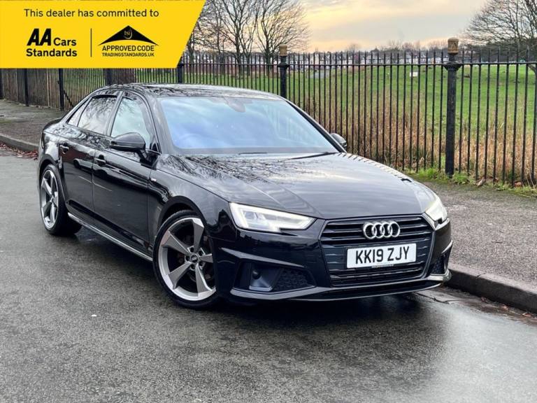 2019 19 AUDI A4 2.0 TFSI 35 BLACK EDITION SALOON 4DR PETROL S TRONIC EURO 6 (S/S
