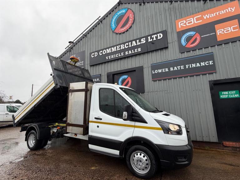 2021 Ford Transit 2.0TDCI LEADER ECOBLUE Single Cab Tipper Tool Box Euro 6  CHASSIS CAB Diesel Ma...
