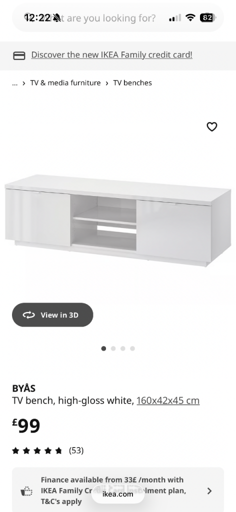 White Tv Unit 