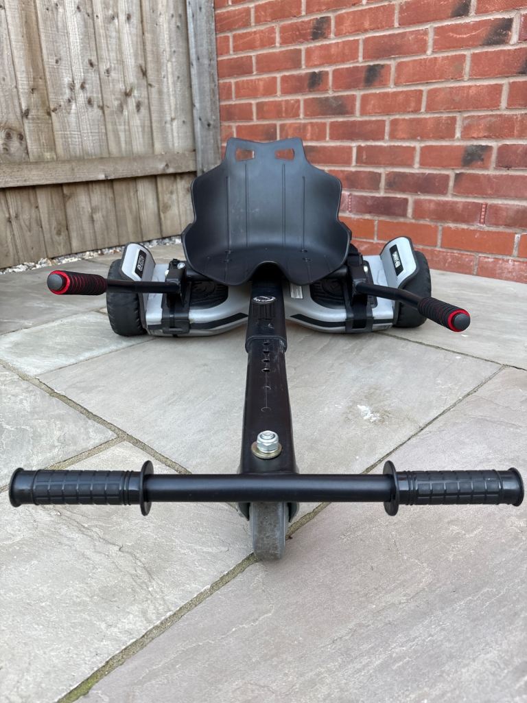 Zinc HoverBoard With Go-Kart Extension