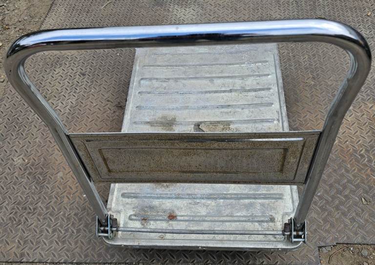 Sturdy Metal Folding Trolley - Used Condition
