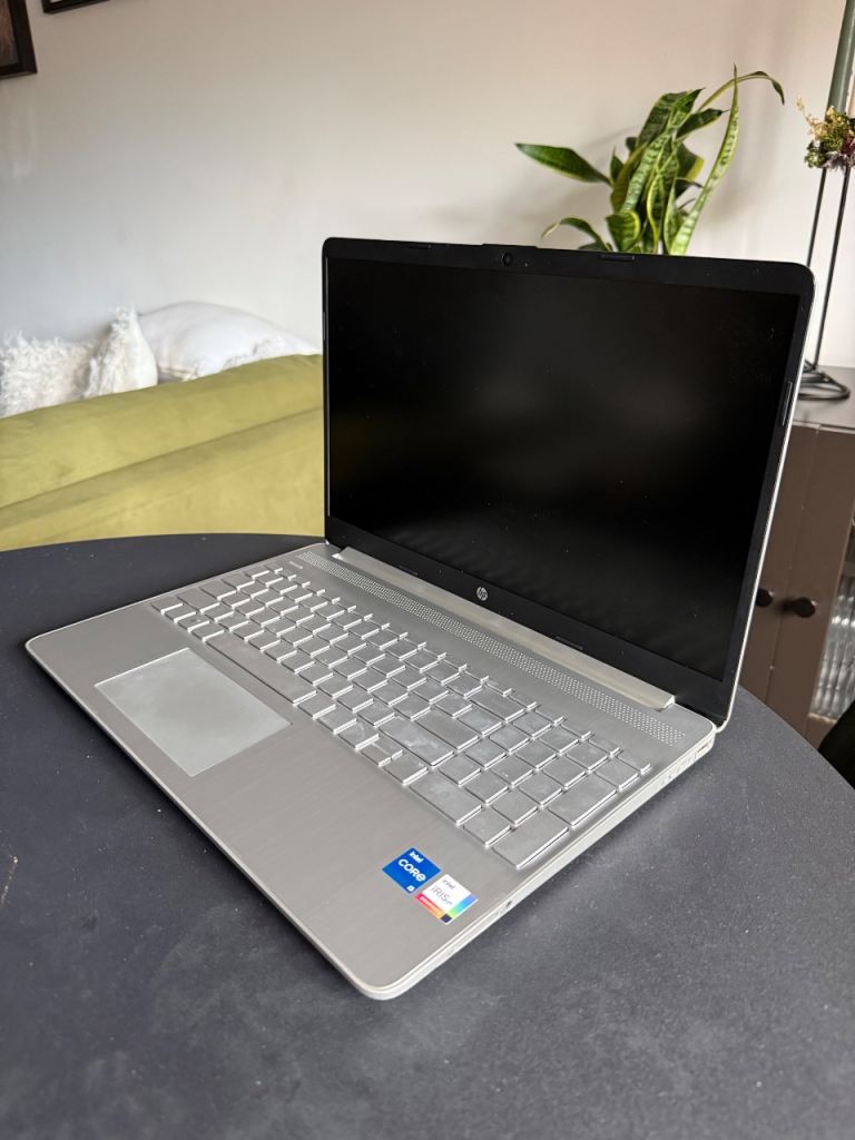 HP 15s-fq5021na 15.6” laptop in silver