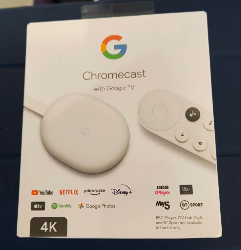Brand New Sealed Chromecast with Google TV 4K