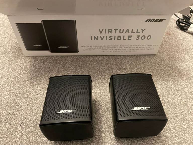 Bose Virtually Invisible 300 Wireless Surround Speakers Black