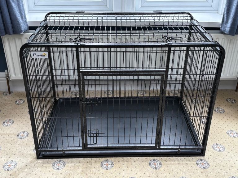 PawHut Large Folding Dog Crate XL