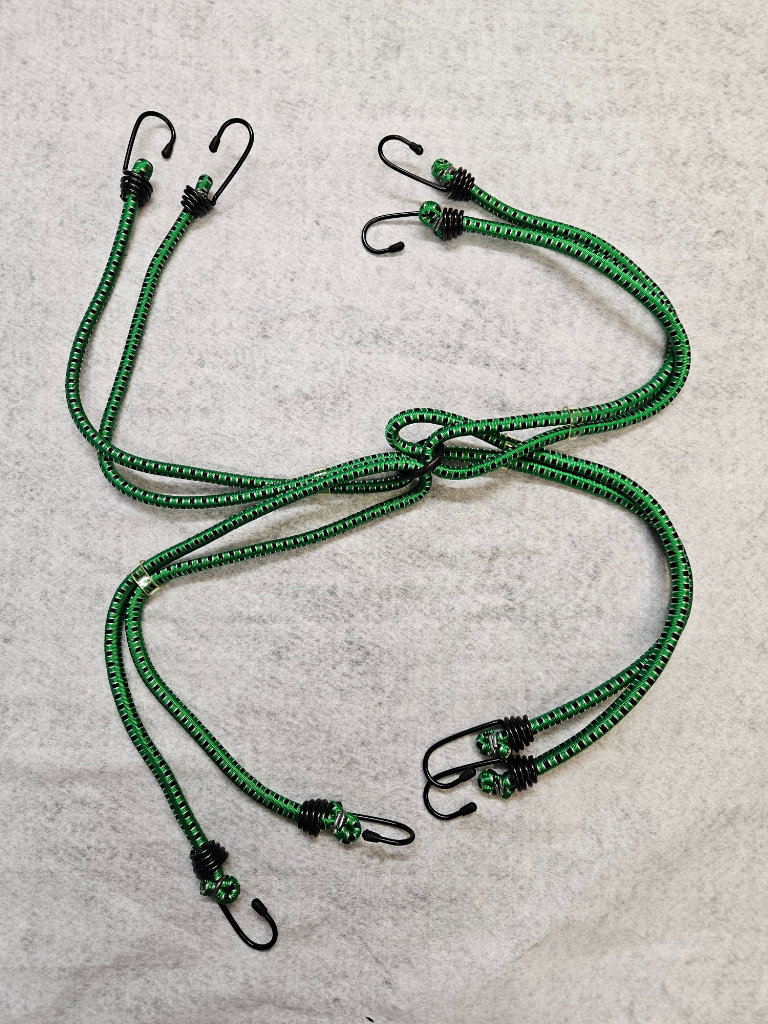Shock-cord spider, 4 - 8mm x 15mm; Bungee Cords