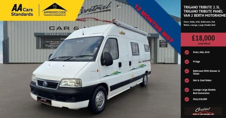 2005 TRIGANO Tribute 2.3L Trigano Tribute panel van 2 berth motorhome CAMPERVAN 